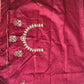 Elegant Gaji Silk Saree with Heavy Wall Moti Embroidery