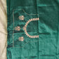 Elegant Gaji Silk Saree with Heavy Wall Moti Embroidery