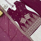PRESENTING NEW CRUNCHY SILK FABRIC WITH EMBROIDERY SEQUENCE