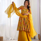 PURE SOFT ROMANSILK CHANDERI DISCHARGE PRINT FABRIC