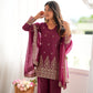 PRESENTING NEW CRUNCHY SILK FABRIC WITH EMBROIDERY SEQUENCE
