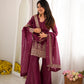 PRESENTING NEW CRUNCHY SILK FABRIC WITH EMBROIDERY SEQUENCE