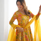 PURE SOFT ROMANSILK CHANDERI DISCHARGE PRINT FABRIC