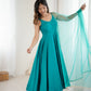 PURE ROMANSILK CHANDERI FABRIC FULLY FLAIR ANARKALI