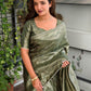 Satin jacquard silk elegance saree