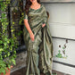 Satin jacquard silk elegance saree