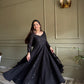 HEAVY PURE SOFT FOX GEORGETTE LUKHNOWI SEQUENCE ANARKALI