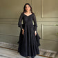 HEAVY PURE SOFT FOX GEORGETTE LUKHNOWI SEQUENCE ANARKALI