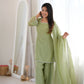 NEW SPECIAL FARSHI SALWAR SUIT CRUNCHY SILK FABRIC