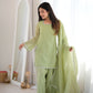 NEW SPECIAL FARSHI SALWAR SUIT CRUNCHY SILK FABRIC