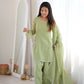 NEW SPECIAL FARSHI SALWAR SUIT CRUNCHY SILK FABRIC