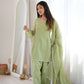 NEW SPECIAL FARSHI SALWAR SUIT CRUNCHY SILK FABRIC