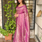 Satin jacquard silk elegance saree