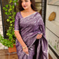 Satin jacquard silk elegance saree