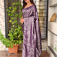 Satin jacquard silk elegance saree