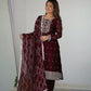 PURE BLOOMING RANGOLI SILK FABRIC WITH BEAUTIFUL EMBROIDERY SUIT