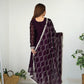 PURE BLOOMING RANGOLI SILK FABRIC WITH BEAUTIFUL EMBROIDERY SUIT