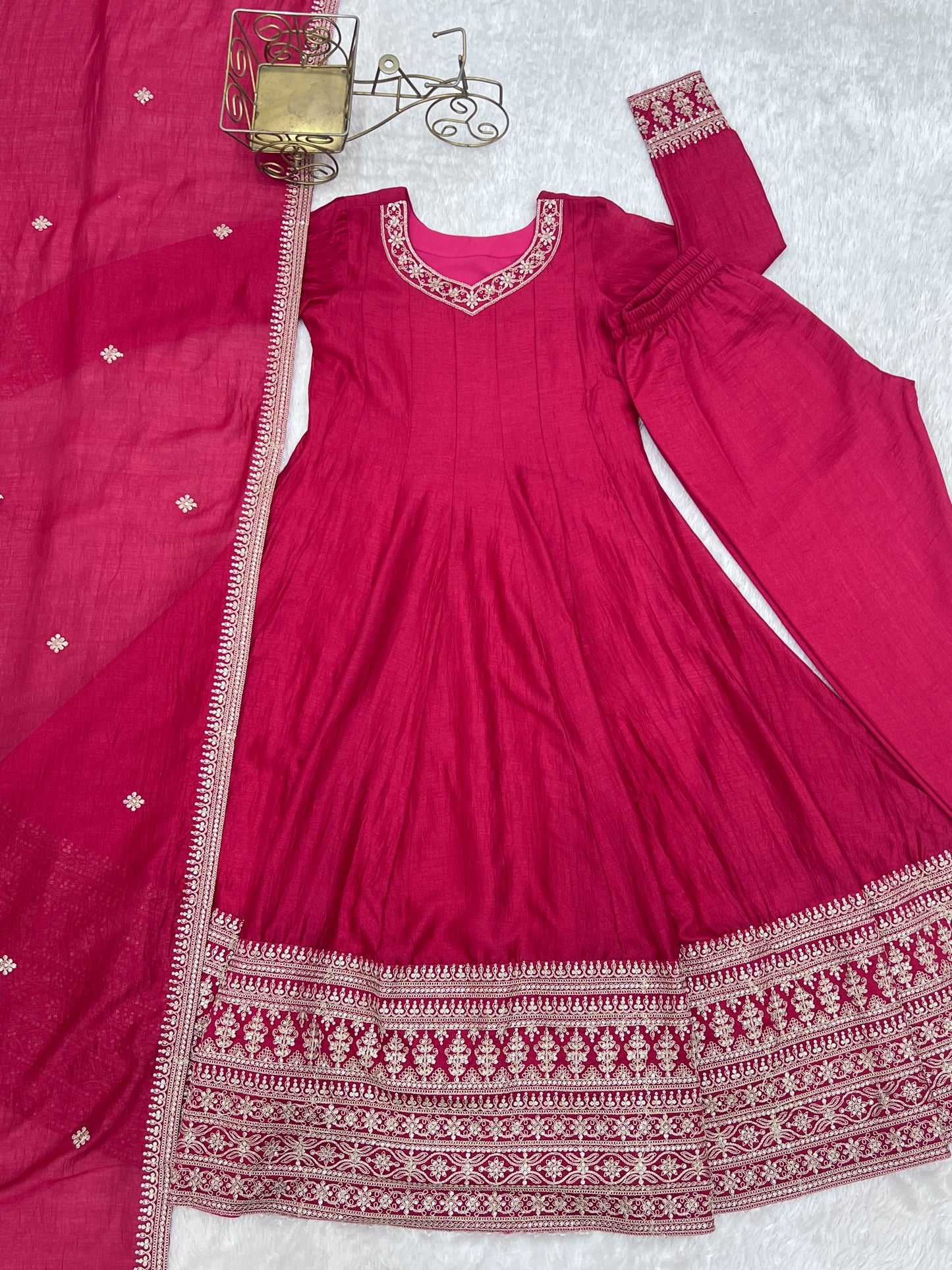 PURE MICROSCRAPE FULL LINING ANARKALI