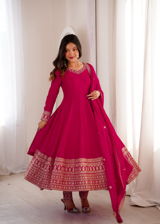 PURE MICROSCRAPE FULL LINING ANARKALI
