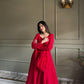 HEAVY PURE SOFT FOX GEORGETTE LUKHNOWI SEQUENCE ANARKALI