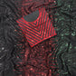 Heavy Georgette Fabric Beautiful Multicolored Sequence embroidery work Saree