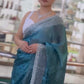 Beautiful Sequins and zari embroidery work Saree