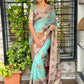 Pure organza jacquard elegance saree