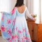 HEAVY PURE SOFT ORGANJA SILK FLORAL PRINT 3 PEACE