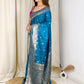 Designer Handwork blouse with this heavy Banarasi satin silk saree