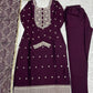 PURE BLOOMING RANGOLI SILK FABRIC WITH BEAUTIFUL EMBROIDERY SUIT