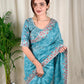 Cotton satin with our Embroidered work Saree