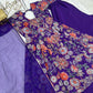 PURE SOFT ROMANSILK CHANDERI DISCHARGE PRINT FABRIC