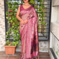 Banarasi satin jacquard Saree