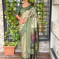 Banarasi satin jacquard Saree