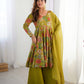PURE SOFT ROMANSILK CHANDERI DISCHARGE PRINT FABRIC