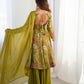 PURE SOFT ROMANSILK CHANDERI DISCHARGE PRINT FABRIC