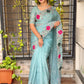 Pastel perfection meets royal elegance saree