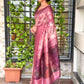 Banarasi satin jacquard Saree