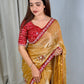 royal elegance This fandy satin saree
