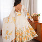 HEAVY PURE SOFT ORGANJA SILK FLORAL PRINT