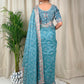 Cotton satin with our Embroidered work Saree