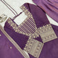 NC VICHITRA SILK FABRIC WITH EMBROIDERY SEQUENCE DORI 3 PEACE