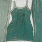 FRENDY SILK FABRIC WITH EMBROIDERY SEQUENCE DORI 3 PEACE