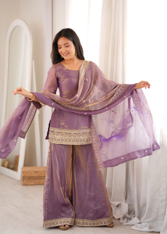 PRESENTING NEW FRENDY SILK FABRIC WITH EMBROIDERY SEQUENCE DORI