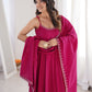 PREMIUM QUALITY HEAVY PURE ROMANSILK CHANDERI FABRIC 3 PEACE