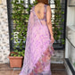 pure glass tissue designer saree