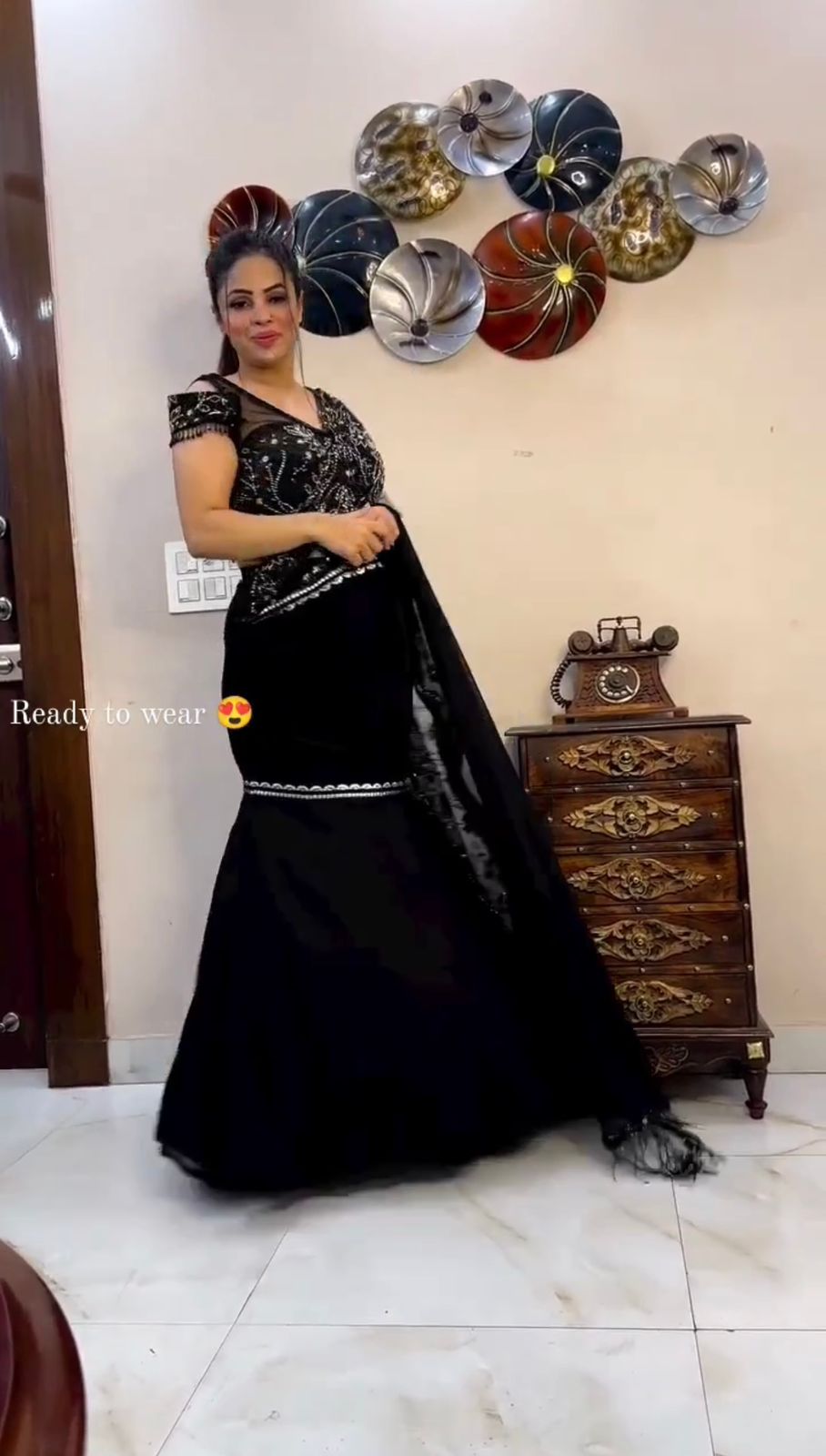 SUPERHIT TRENDING DESIGNER LEHENGA-SAREE WITH EMBROIDERED DUPATTA & STITCHED BLOUSE WITH ZALAR🥻