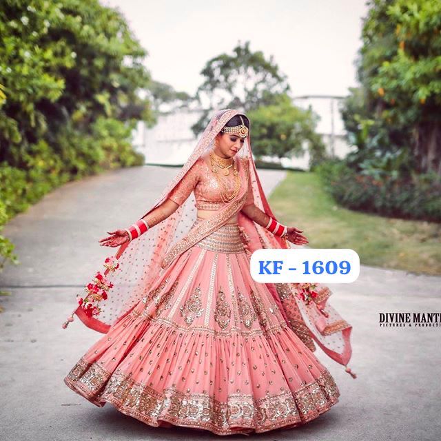 WEDDIND WEAR BRIDAL  LEHENGA CHOLI