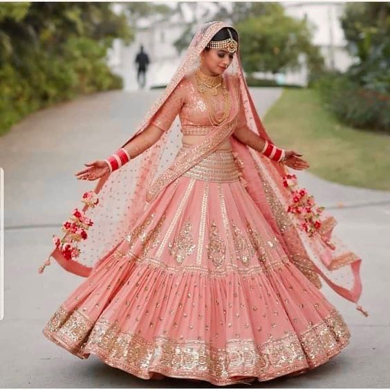 WEDDIND WEAR BRIDAL  LEHENGA CHOLI