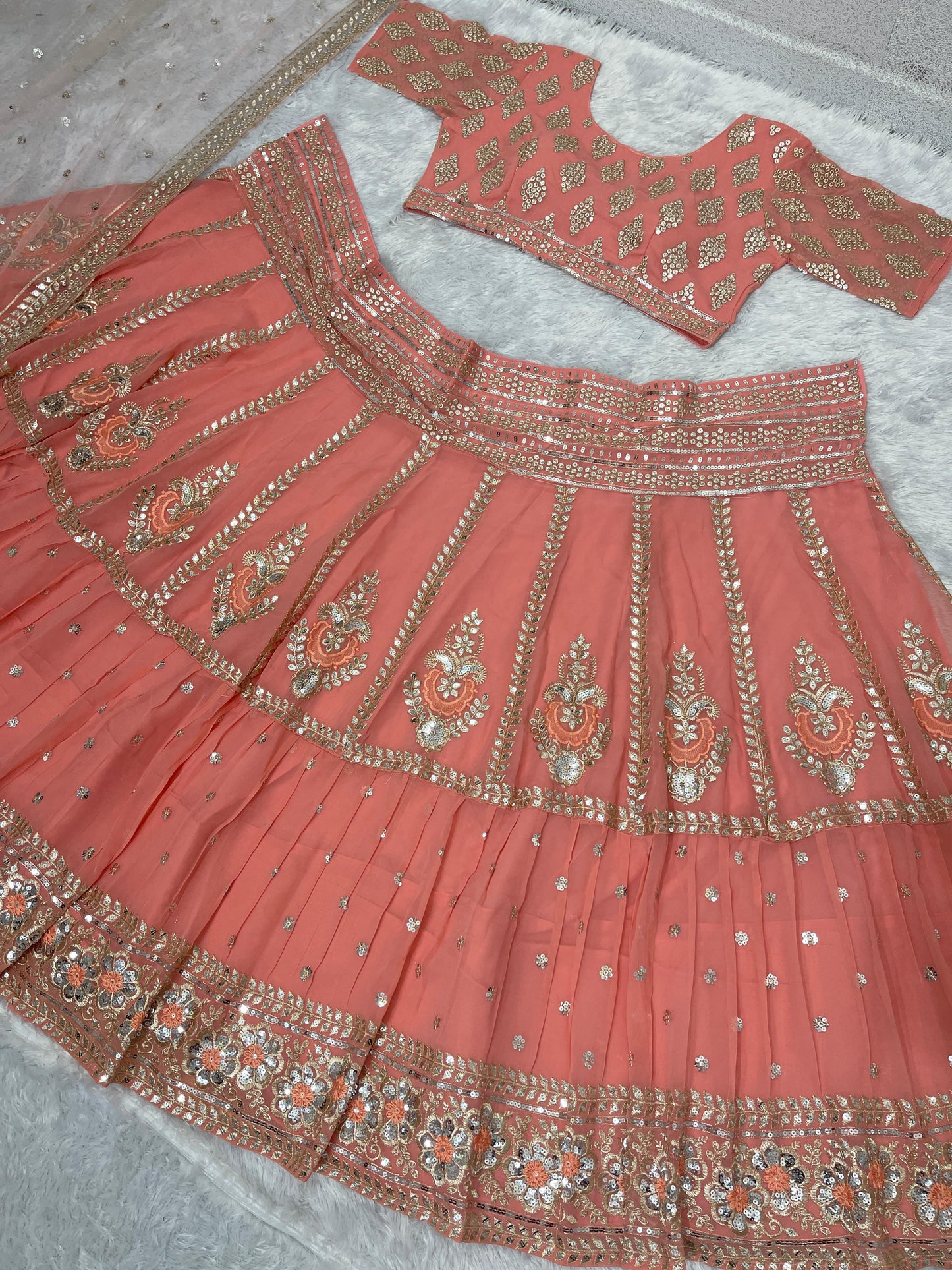 WEDDIND WEAR BRIDAL  LEHENGA CHOLI